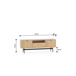 Szafka RTV Reynos 06 Dąb Mavelie Ml Meble