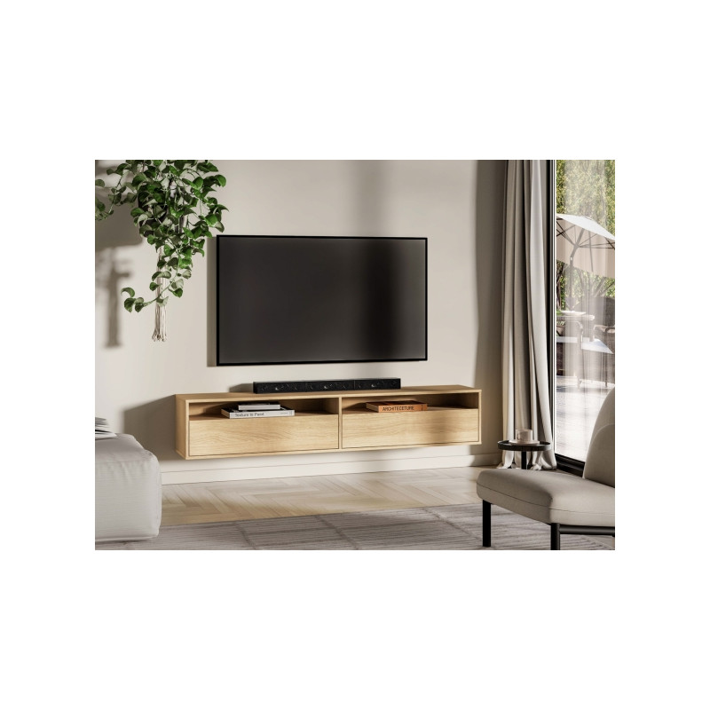 Wisząca szafka RTV Reynos 07 Dąb Mavelie Ml Meble