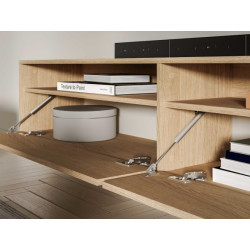 Wisząca szafka RTV Reynos 07 Dąb Mavelie Ml Meble