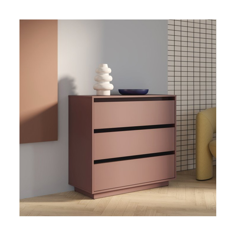 Komoda z szufladami Tahoe TAHK211 terakota