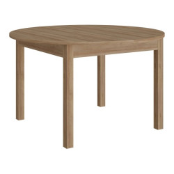Stół okrągły rozkładany 130x130 cm Attention TBLT7075 dąb riviera