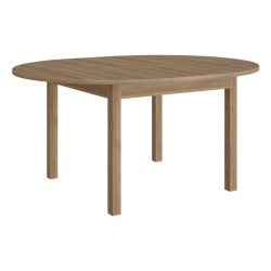 Stół okrągły rozkładany 130x130 cm Attention TBLT7075 dąb riviera