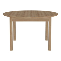 Stół okrągły rozkładany 130x130 cm Attention TBLT7075 dąb riviera