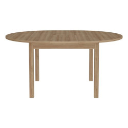 Stół okrągły rozkładany 130x130 cm Attention TBLT7075 dąb riviera