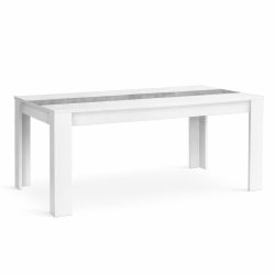 Stół nierozkładany do jadalni Tables EST40 beton jasnoszary