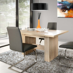 Stół rozkładany do jadalni salonu Tables EST41 dąb sonoma