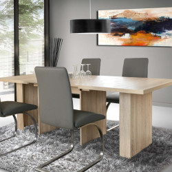 Stół rozkładany do jadalni salonu Tables EST41 dąb sonoma