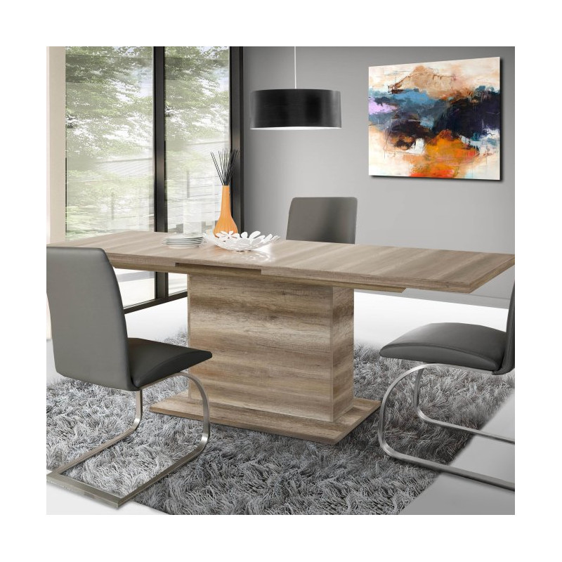 Stół rozkładany do jadalni salonu Tables EST42 dąb antyczny