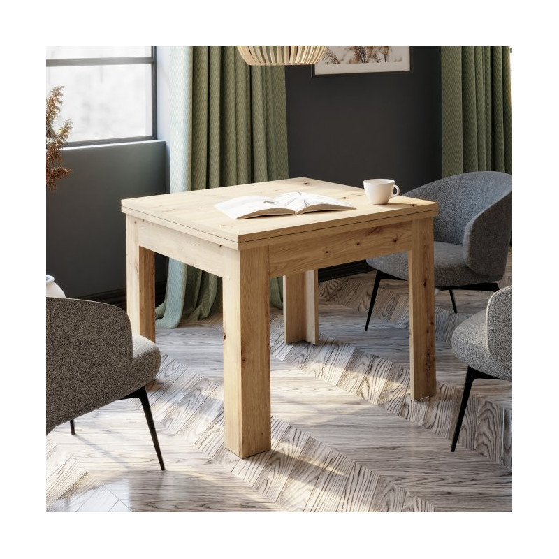 Stół kwadratowy rozkładany Tables LTST40 dąb artisan