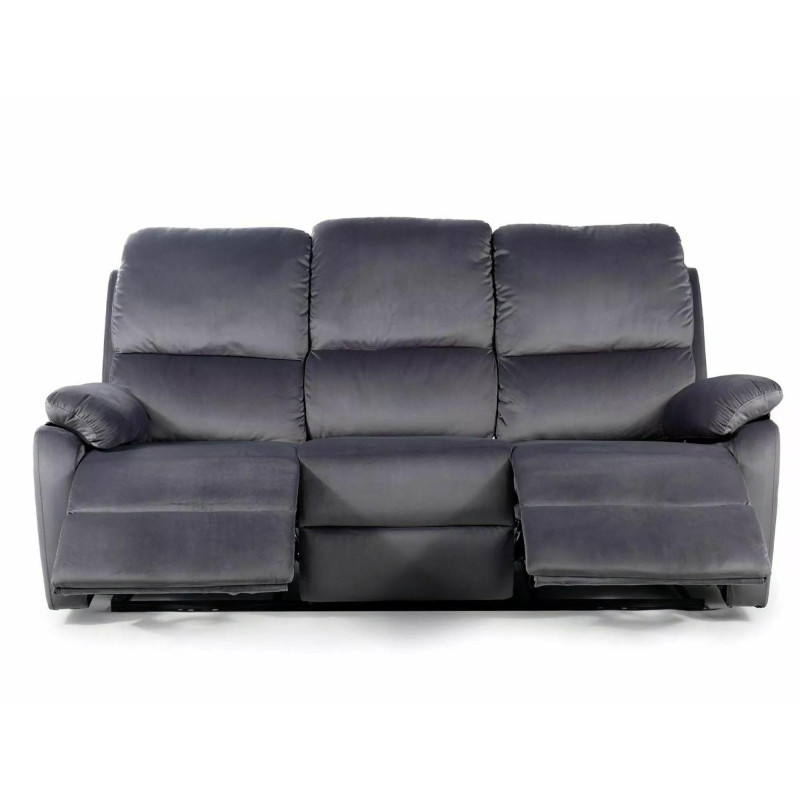 Sofa rozkładana Spencer 3 Velvet szary bluvel