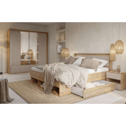 Komoda Impressio Typ 27 Dąb Mauvella/Congo Helvetia Wieruszów