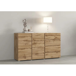 Komoda Asymetric Typ 42 Dąb Wotan Helvetia Wieruszów