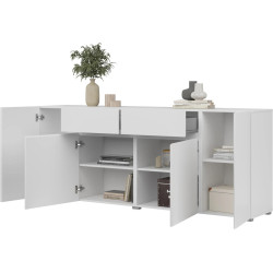 Komoda 4D2S Asymetric Typ 47 Biały Helvetia Wieruszów