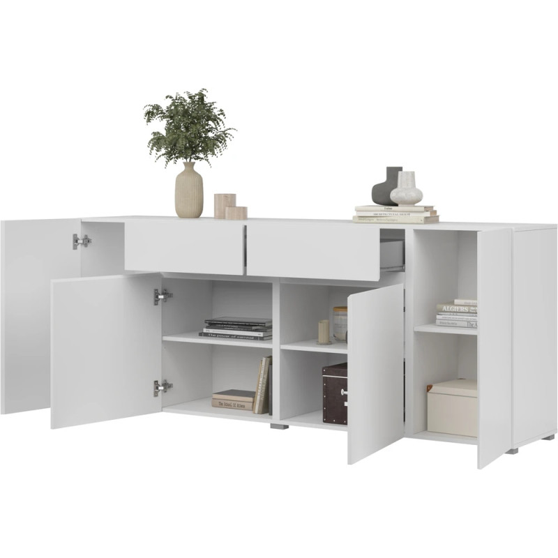 Komoda 4D2S Asymetric Typ 47 Biały Helvetia Wieruszów