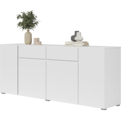 Komoda 4D2S Asymetric Typ 47 Biały Helvetia Wieruszów