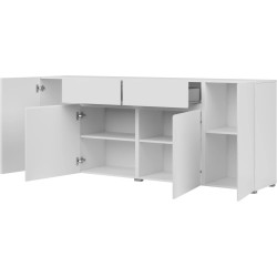 Komoda 4D2S Asymetric Typ 47 Biały Helvetia Wieruszów