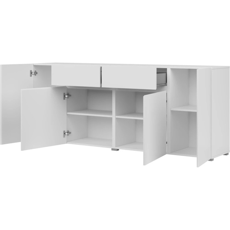 Komoda 4D2S Asymetric Typ 47 Biały Helvetia Wieruszów