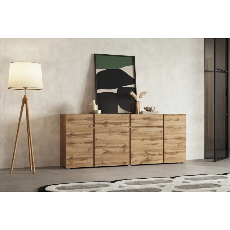 Komoda 4D2S Asymetric Typ 47 Dąb Wotan Helvetia Wieruszów