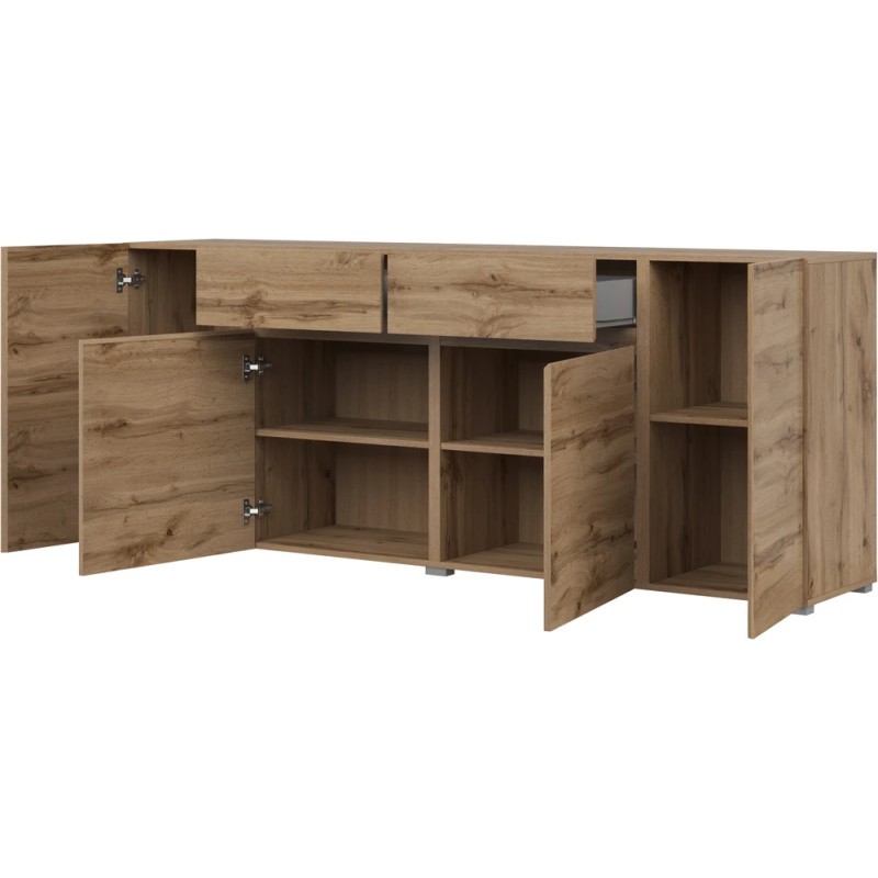 Komoda 4D2S Asymetric Typ 47 Dąb Wotan Helvetia Wieruszów