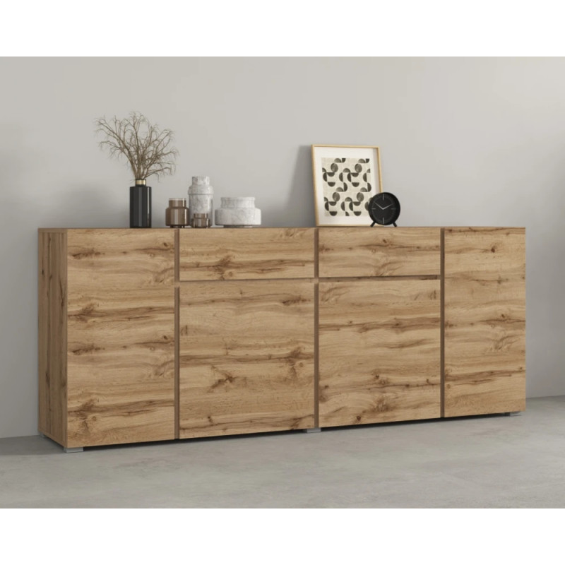 Komoda 4D2S Asymetric Typ 47 Dąb Wotan Helvetia Wieruszów