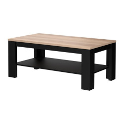 Stolik kawowy prostokątny 110x60 cm śliwa comano/czarny