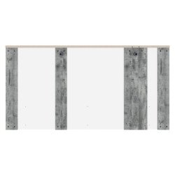 Łóżko z podnoszonym wkładem 160x200 cm Buganvilla BGVL1162B loftwood/biały