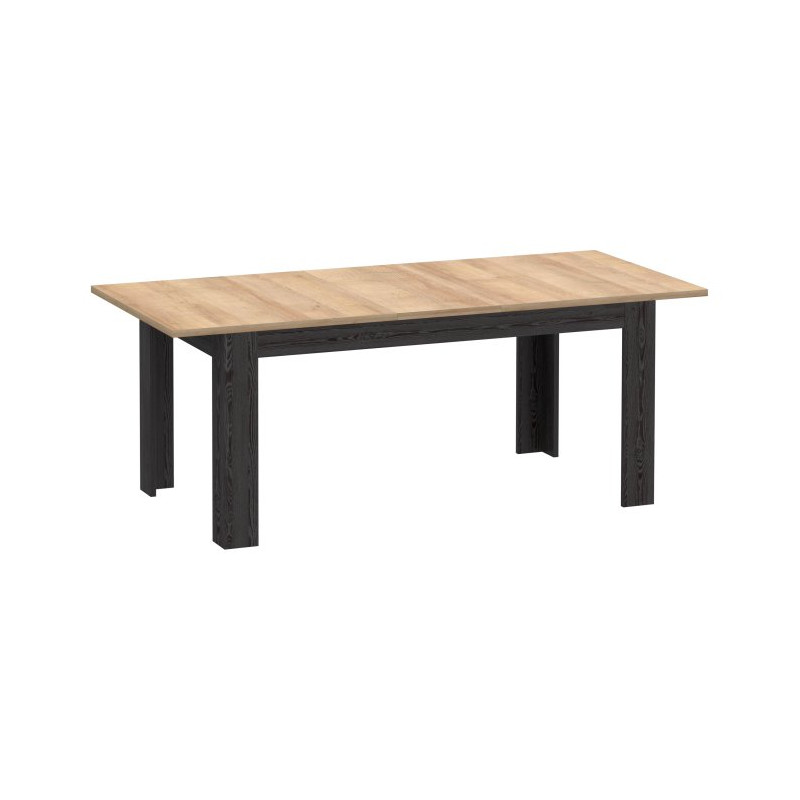 Stół rozkładany 160x90 cm Chisbury XELT161 dąb riviera/dąb cabezone