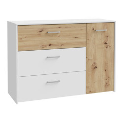Komoda skandynawska Culgoa CUGK221R dąb artisan/biały