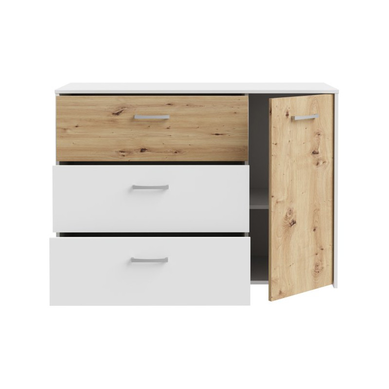 Komoda skandynawska Culgoa CUGK221R dąb artisan/biały