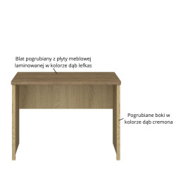 Biurko Denzel Dąb Cremona/Dąb Lefkas Mebelbos