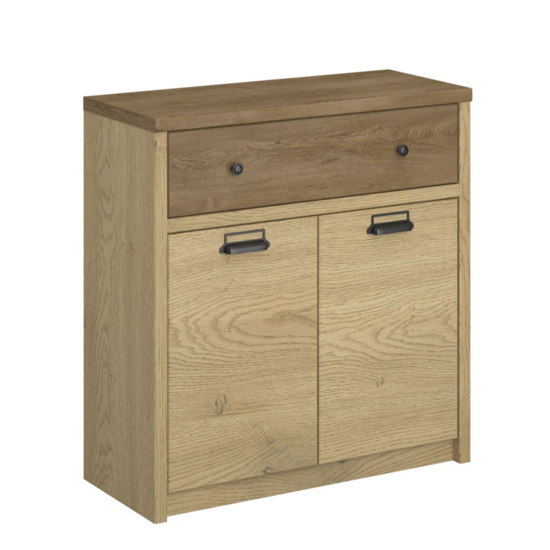 Komoda 2D1S Denzel Dąb Cremona/Dąb Lefkas Mebelbos