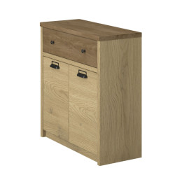 Komoda 2D1S Denzel Dąb Cremona/Dąb Lefkas Mebelbos