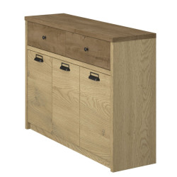 Komoda 3D2S Denzel Dąb Cremona/Dąb Lefkas Mebelbos