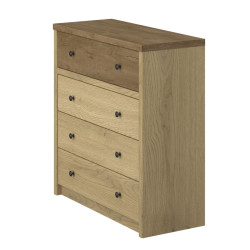 Komoda z szufladami Denzel Dąb Cremona/Dąb Lefkas Mebelbos