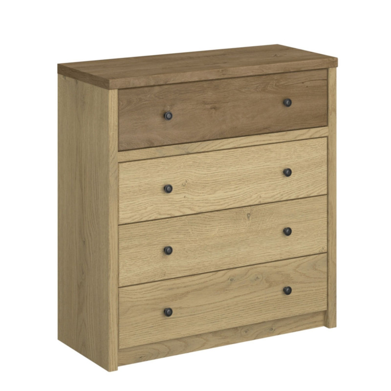 Komoda z szufladami Denzel Dąb Cremona/Dąb Lefkas Mebelbos