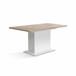 Stół rozkładany Elara ERXT42 biały/dąb bianco