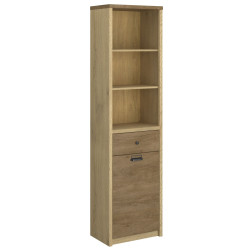 Regał otwarty z szufladą Denzel Dąb Cremona/Dąb Lefkas Mebelbos