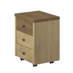 Kontener na kółkach Denzel Dąb Cremona/Dąb Lefkas Mebelbos