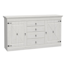 Komoda dwudrzwiowa Encanto ENCK232 sosna biała