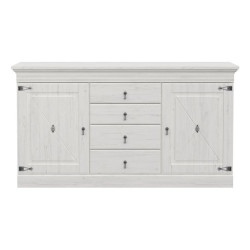 Komoda dwudrzwiowa Encanto ENCK232 sosna biała