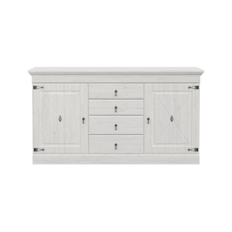 Komoda dwudrzwiowa Encanto ENCK232 sosna biała