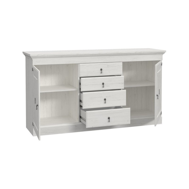 Komoda dwudrzwiowa Encanto ENCK232 sosna biała