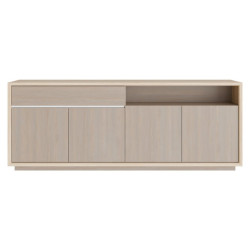 Komoda z oświetleniem Ficar FCRK242LB dąb riva/sosna imbiah