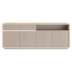 Komoda z oświetleniem Ficar FCRK242LB dąb riva/sosna imbiah