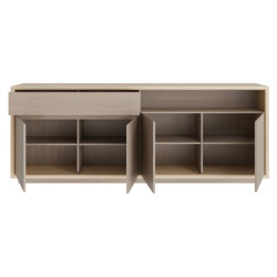 Komoda z oświetleniem Ficar FCRK242LB dąb riva/sosna imbiah