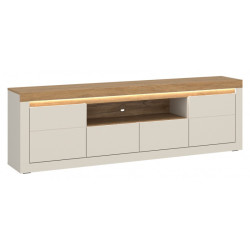 Szafka RTV Naxxar NAXF02 Cashmere/Dąb Kamienny Meble Wójcik