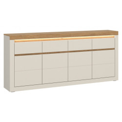 Komoda Naxxar NAXK03 Cashmere/Dąb Kamienny Meble Wójcik