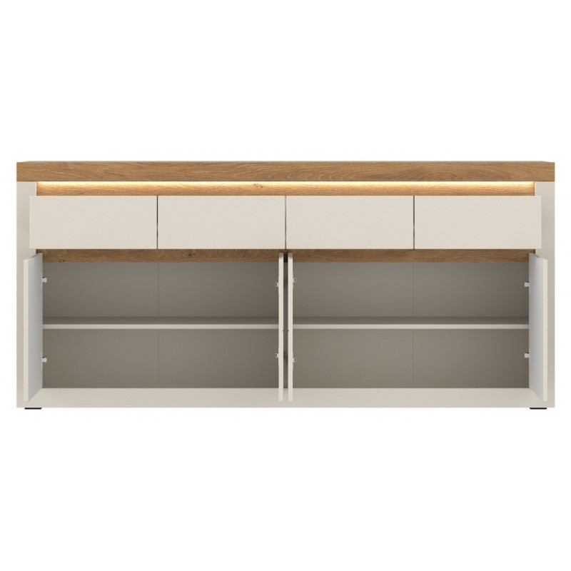 Komoda Naxxar NAXK03 Cashmere/Dąb Kamienny Meble Wójcik