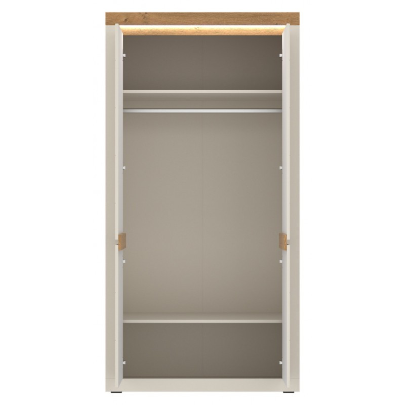 Szafa Naxxar NAXS01 Cashmere/Dąb Kamienny Meble Wójcik