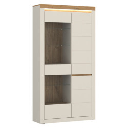 Witryna Naxxar NAXV02 Cashmere/Dąb Kamienny Meble Wójcik